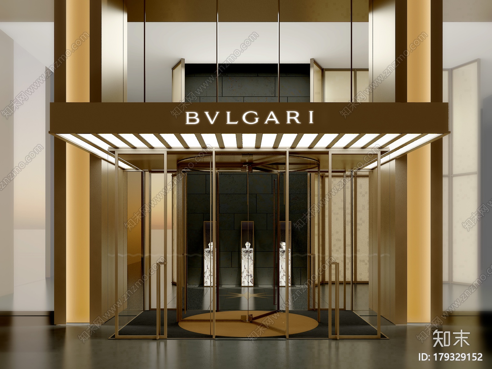 上海宝格丽酒店cad施工图下载【ID:179329152】