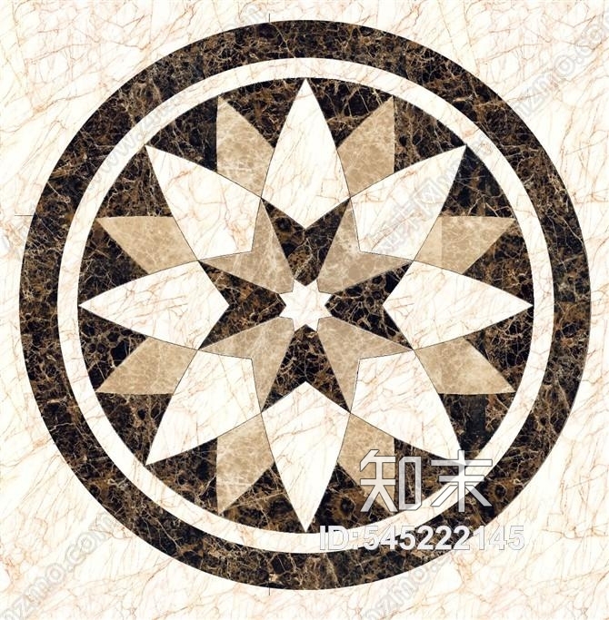 2019最新地面石材拼花贴图贴图下载【ID:545222145】