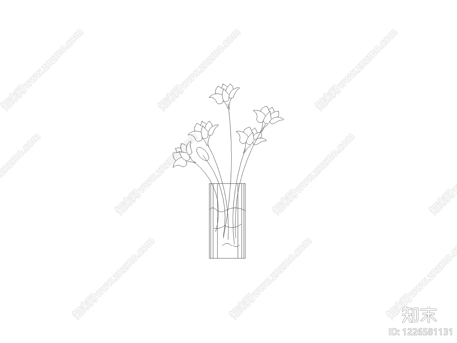 摆件cad施工图下载【ID:1226581131】