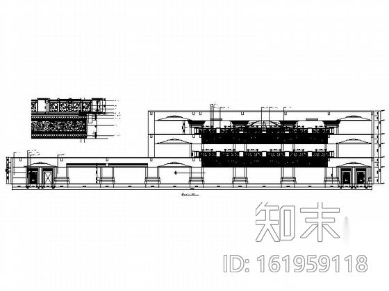 [重庆]某豪华酒店欧陆风格精装修施工图（含效果）cad施工图下载【ID:161959118】