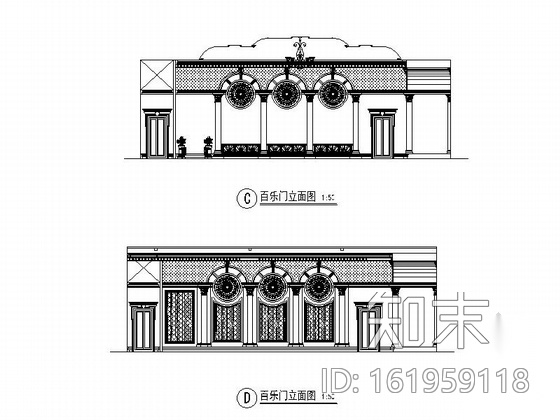 [重庆]某豪华酒店欧陆风格精装修施工图（含效果）cad施工图下载【ID:161959118】