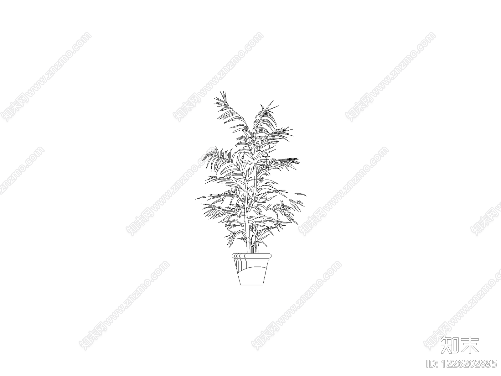 绿植cad施工图下载【ID:1226202895】