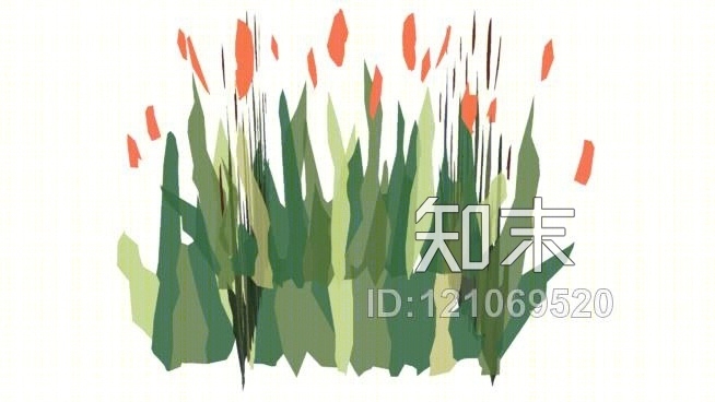 草花红SU模型下载【ID:121069520】