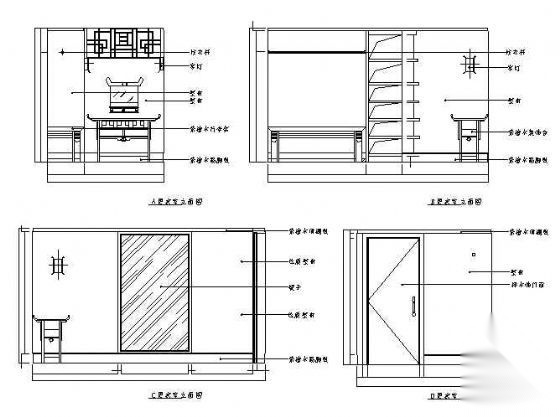 某宾馆总统套房装修图cad施工图下载【ID:160504133】