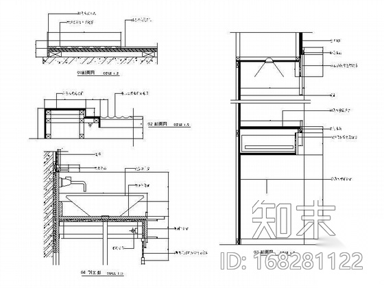 酒店客房室内装修图cad施工图下载【ID:168281122】