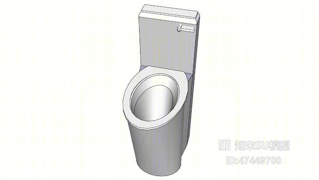 马桶SU模型下载【ID:717997136】