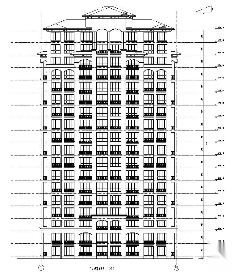 [浙江]宏源国际花园豪宅建筑方案文本cad施工图下载【ID:167049180】