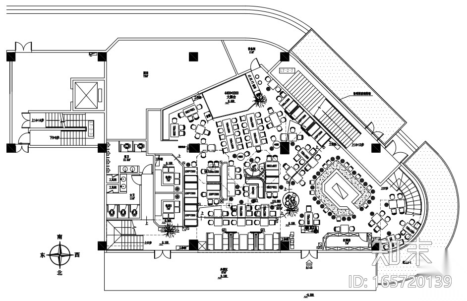 [郑州]胡桃里PDF施工图（附电气图、给排水）cad施工图下载【ID:165720139】