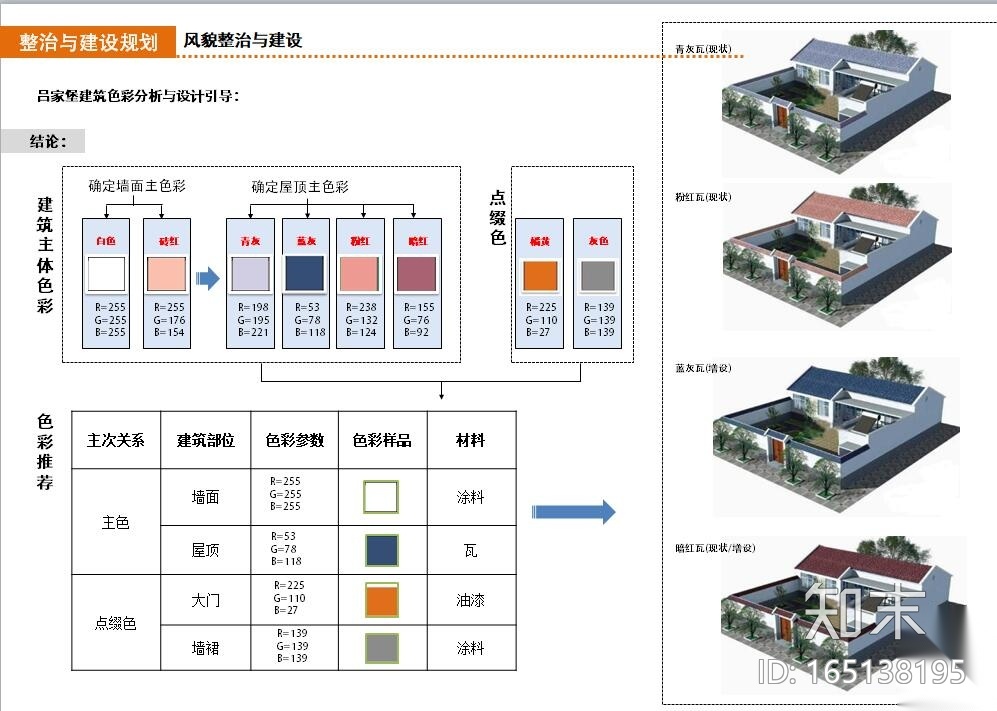 [辽宁]某县南口前镇王家堡村村庄规划景观方案设计文本cad施工图下载【ID:165138195】