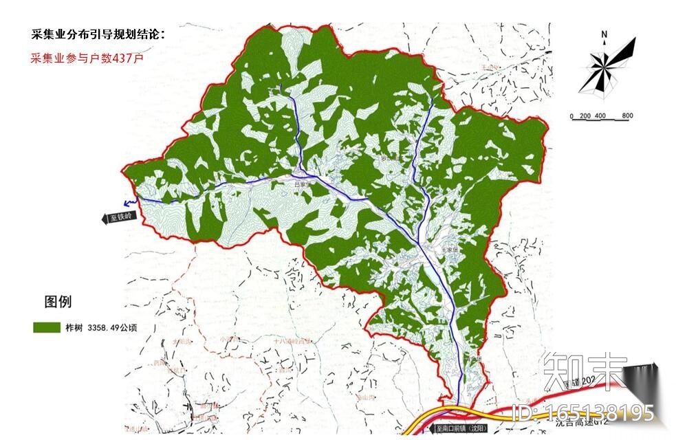 [辽宁]某县南口前镇王家堡村村庄规划景观方案设计文本cad施工图下载【ID:165138195】