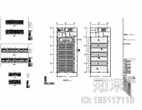 [北京]某公安局多功能厅装修图cad施工图下载【ID:165117110】