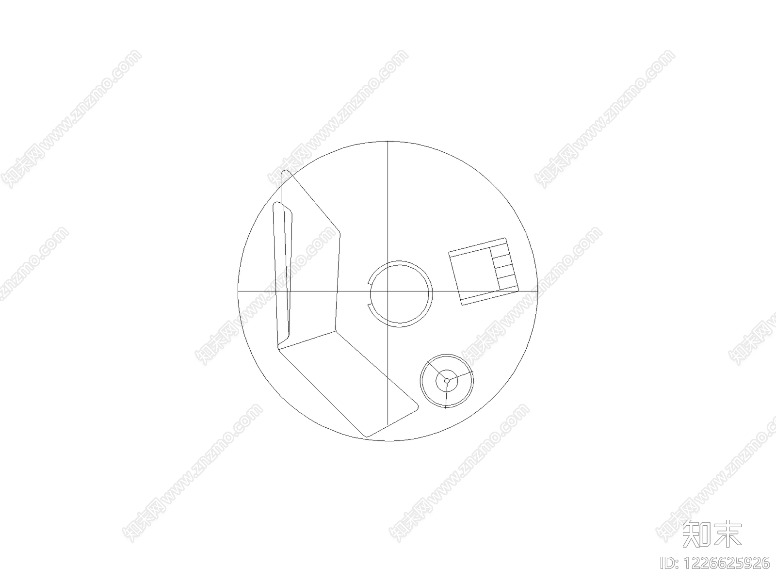 现代,意式沙发CAD图纸