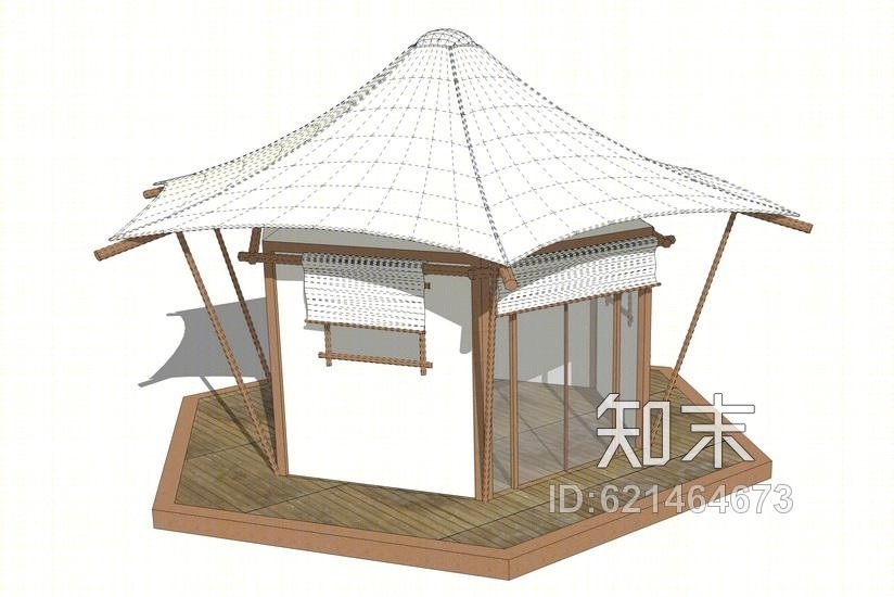帐篷SU模型下载【ID:621464673】