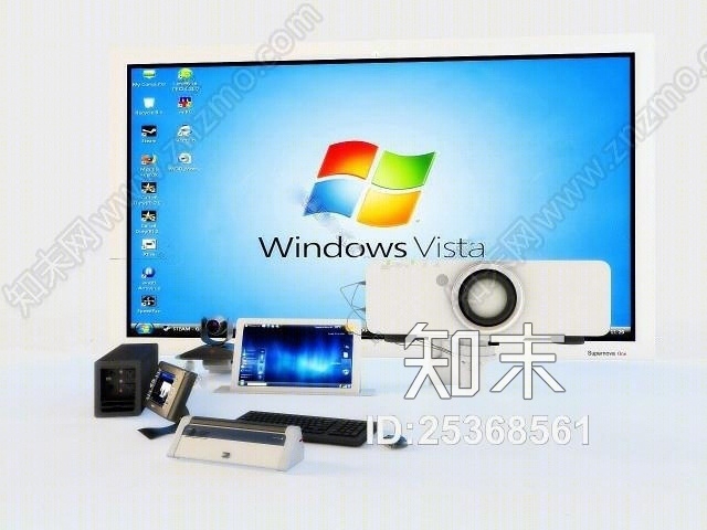 显示器3D模型下载【ID:25368561】