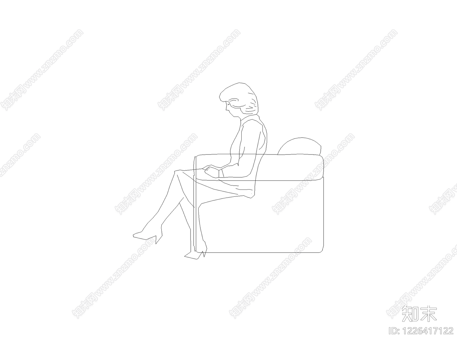 人物cad施工图下载【ID:1226417122】