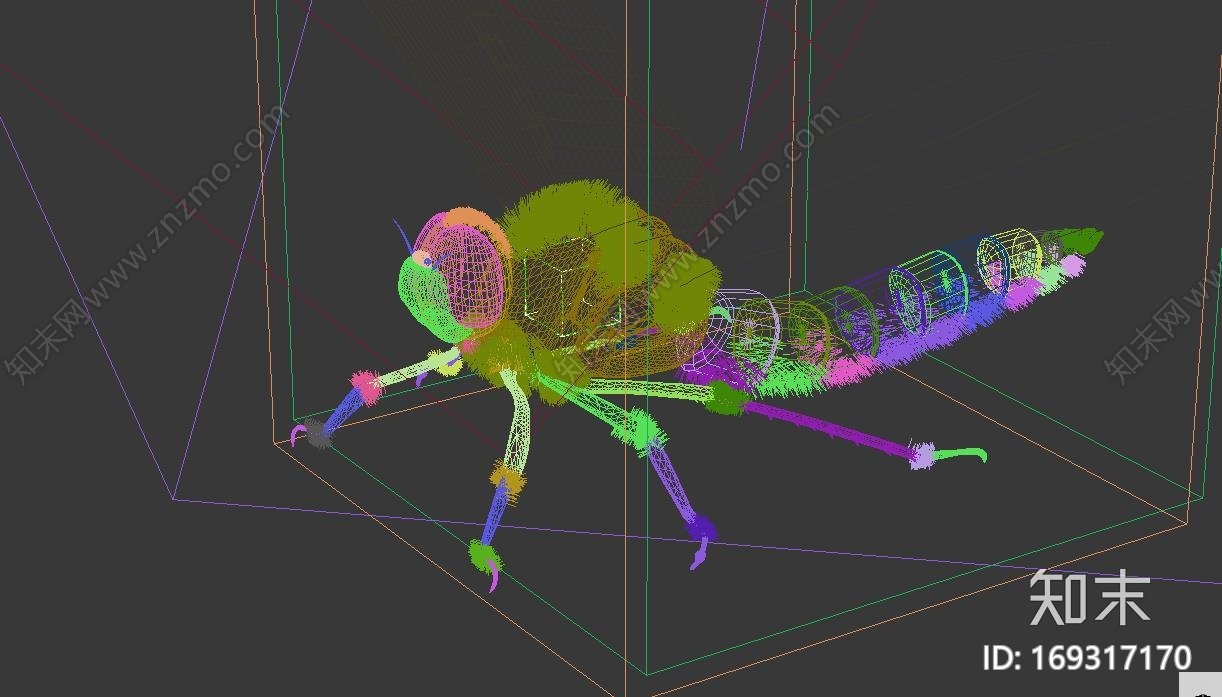 飞舞的蜻蜓CG模型下载【ID:169317170】
