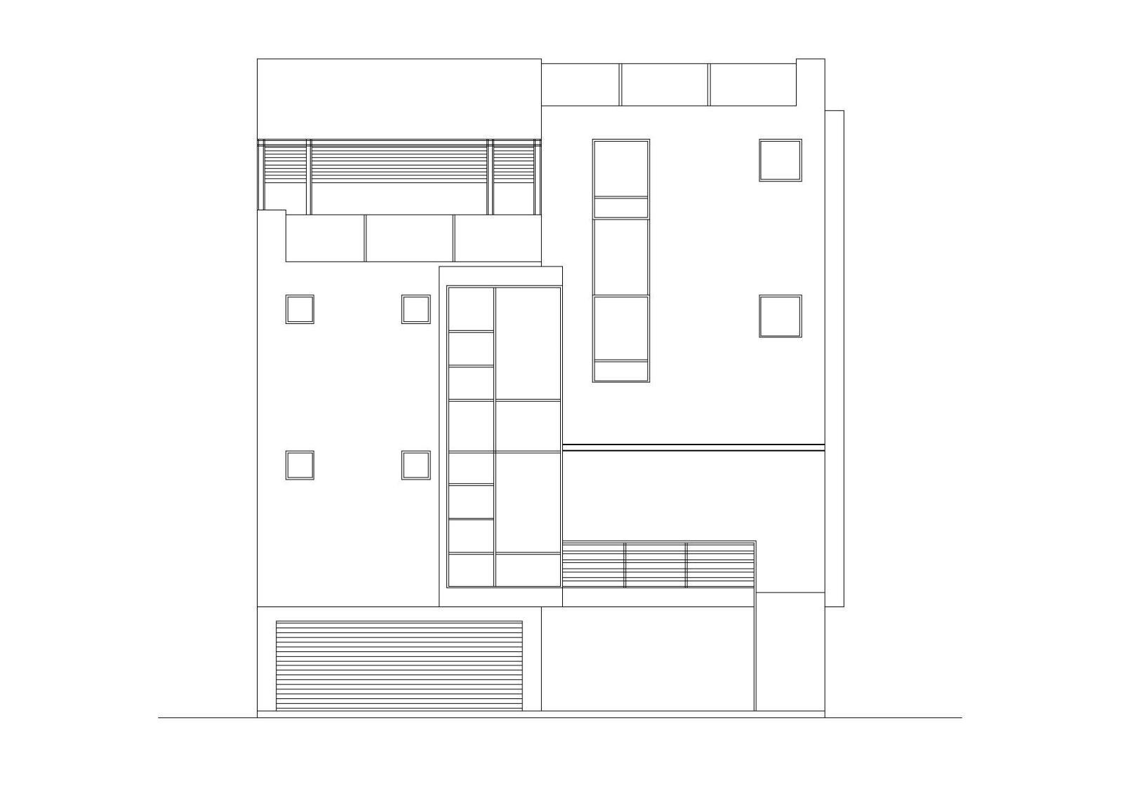 某农村现代四层小户型别墅自建房建筑施工图下载【ID:149889151】