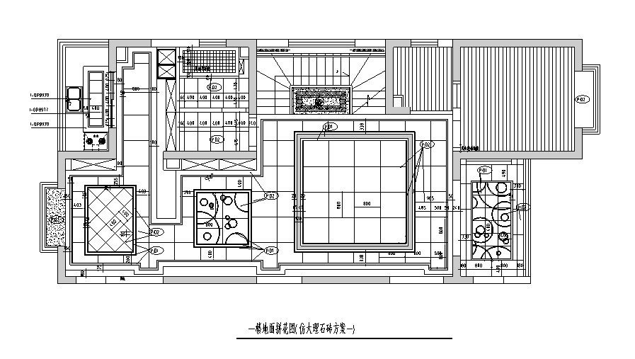 [山西]现代风格200平米跃层公寓别墅设计施工图cad施工图下载【ID:160387185】