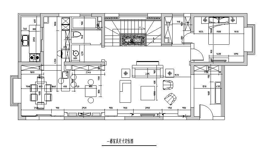 [山西]现代风格200平米跃层公寓别墅设计施工图cad施工图下载【ID:160387185】