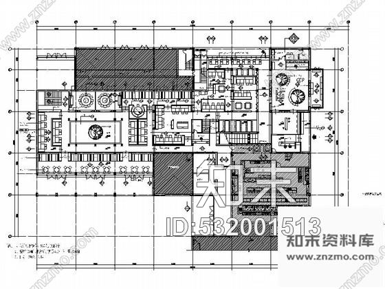 施工图杭州全国最热销连锁餐厅室内设计CAD施工图含效果图cad施工图下载【ID:532001513】