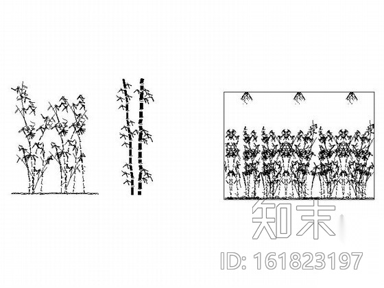 室内外植物CAD图块下载施工图下载【ID:161823197】