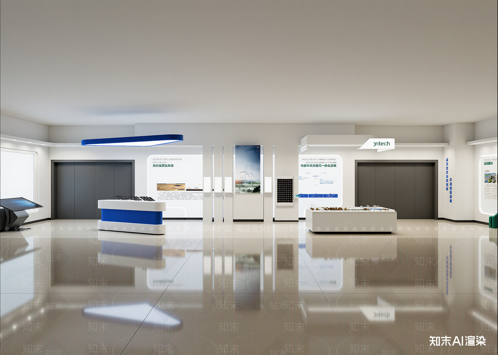 现代科技展厅3D模型下载【ID:1215084763】