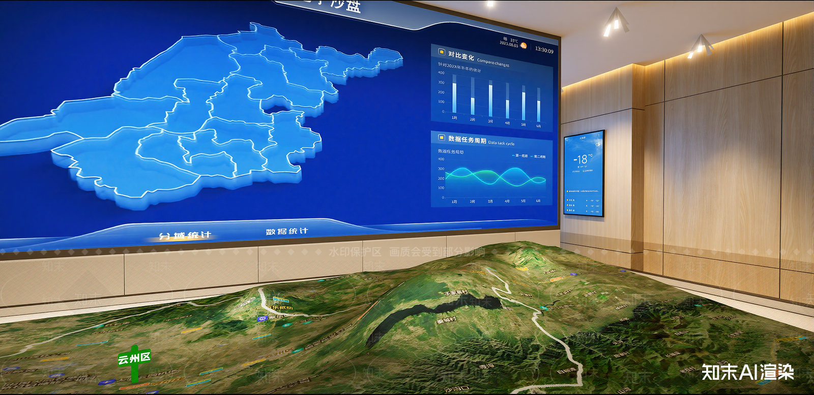 新中式其他公共空间SU模型下载【ID:1216025840】