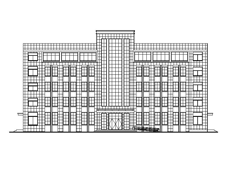 [浙江]五层框架结构石漆外墙宿舍楼建筑施工图施工图下载【ID:165943121】