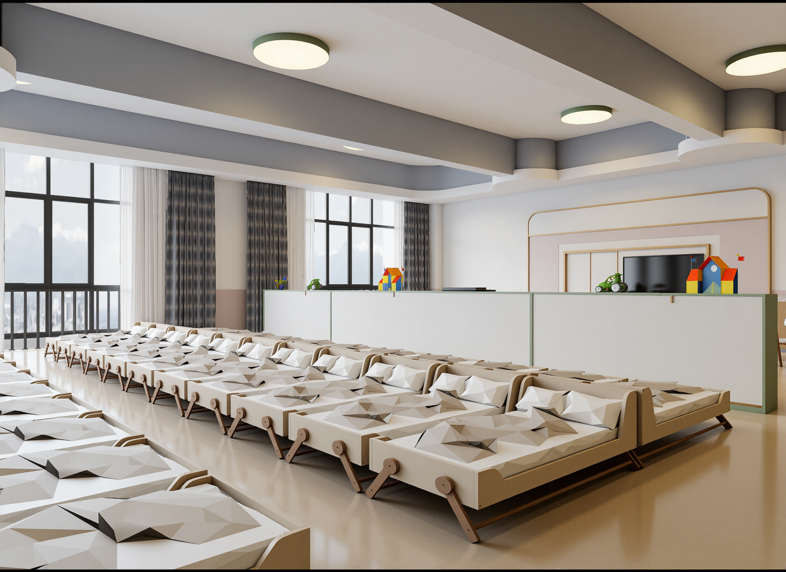 现代宿舍3D模型下载【ID:1214728204】