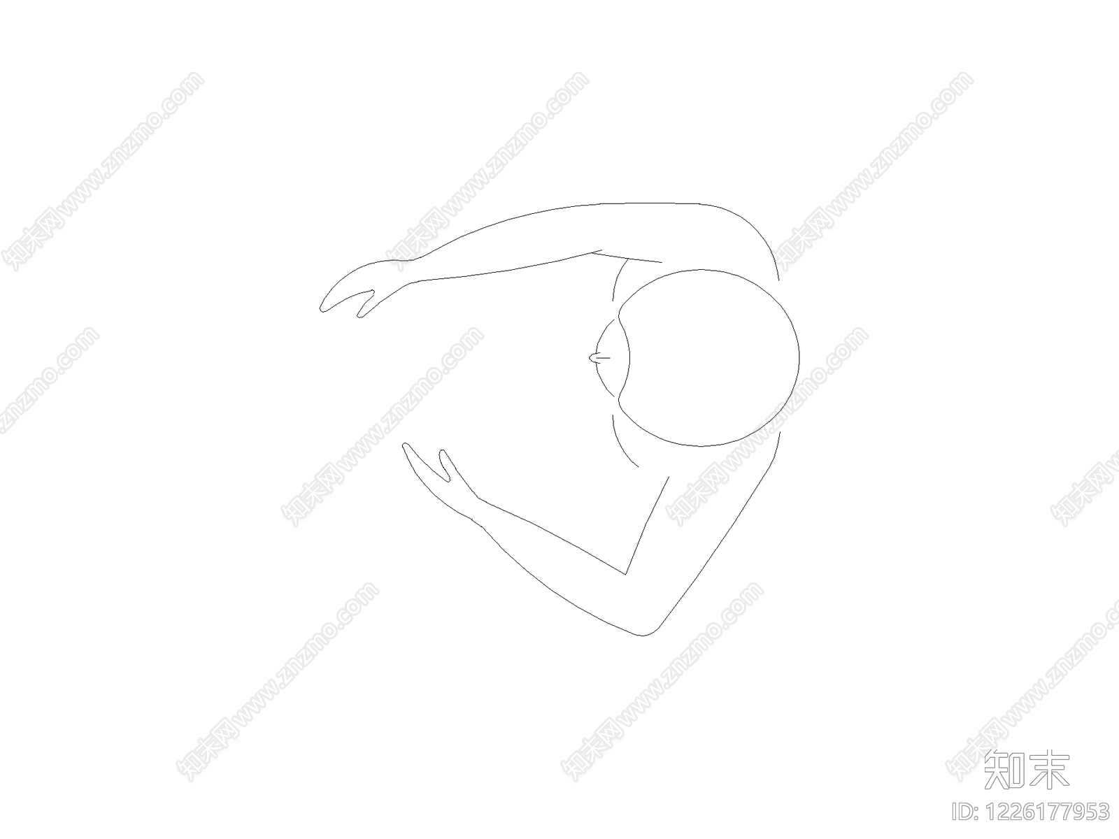 人物cad施工图下载【ID:1226177953】