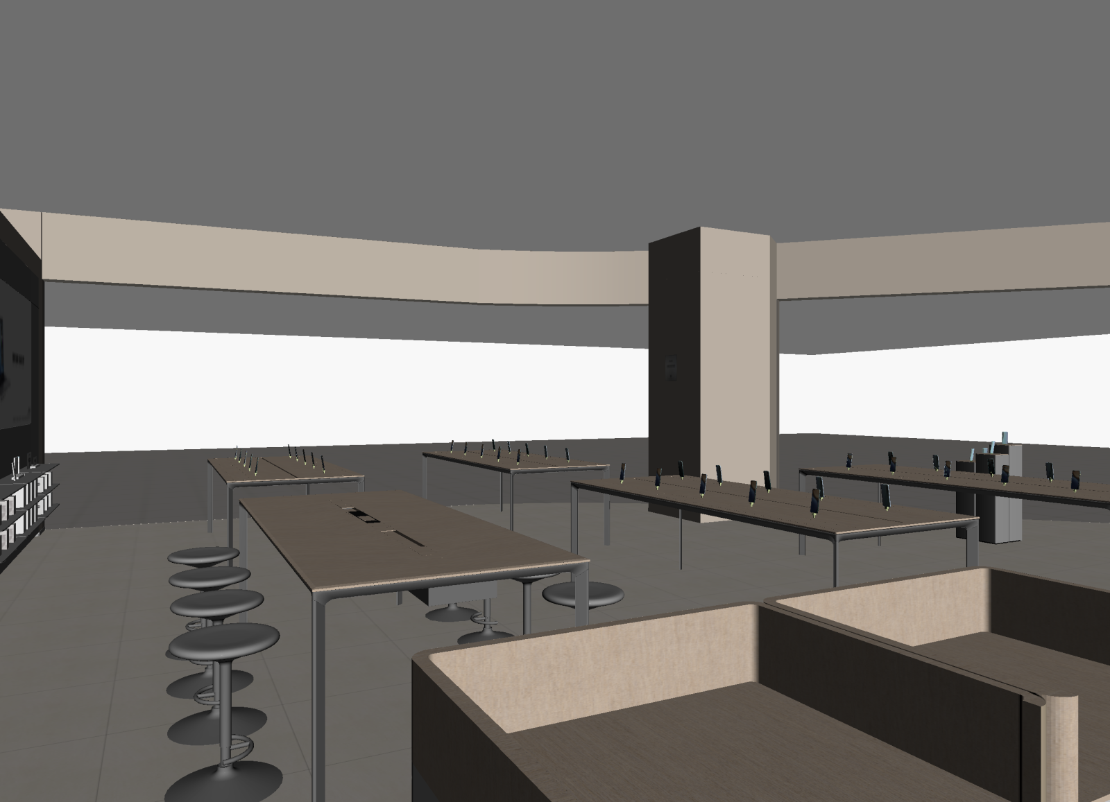 现代其他办公空间3D模型下载【ID:1214665308】