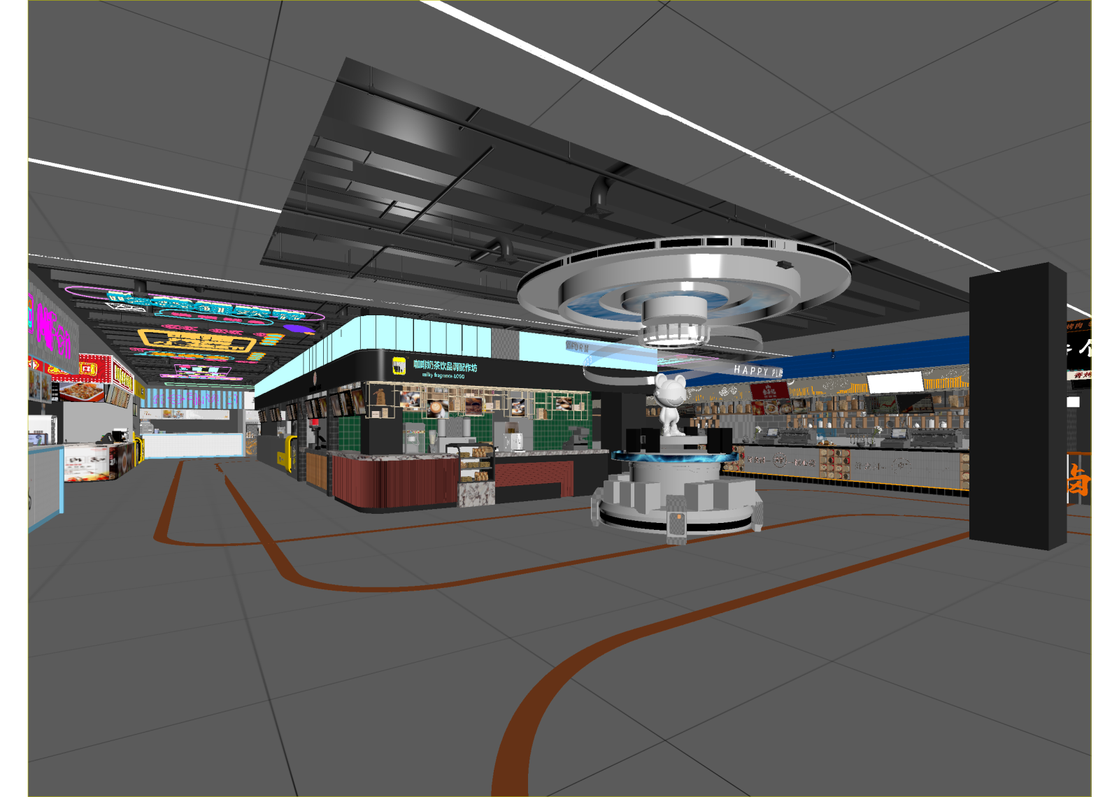 现代其他商业空间3D模型下载【ID:1214448069】