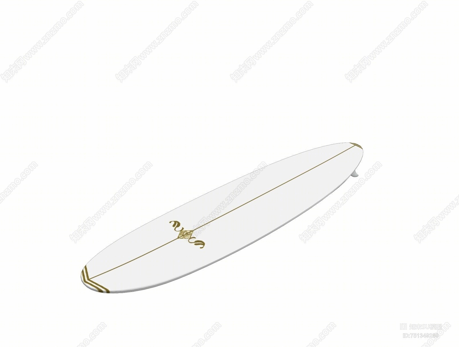 现代风格冲浪板SU模型下载【ID:751349289】