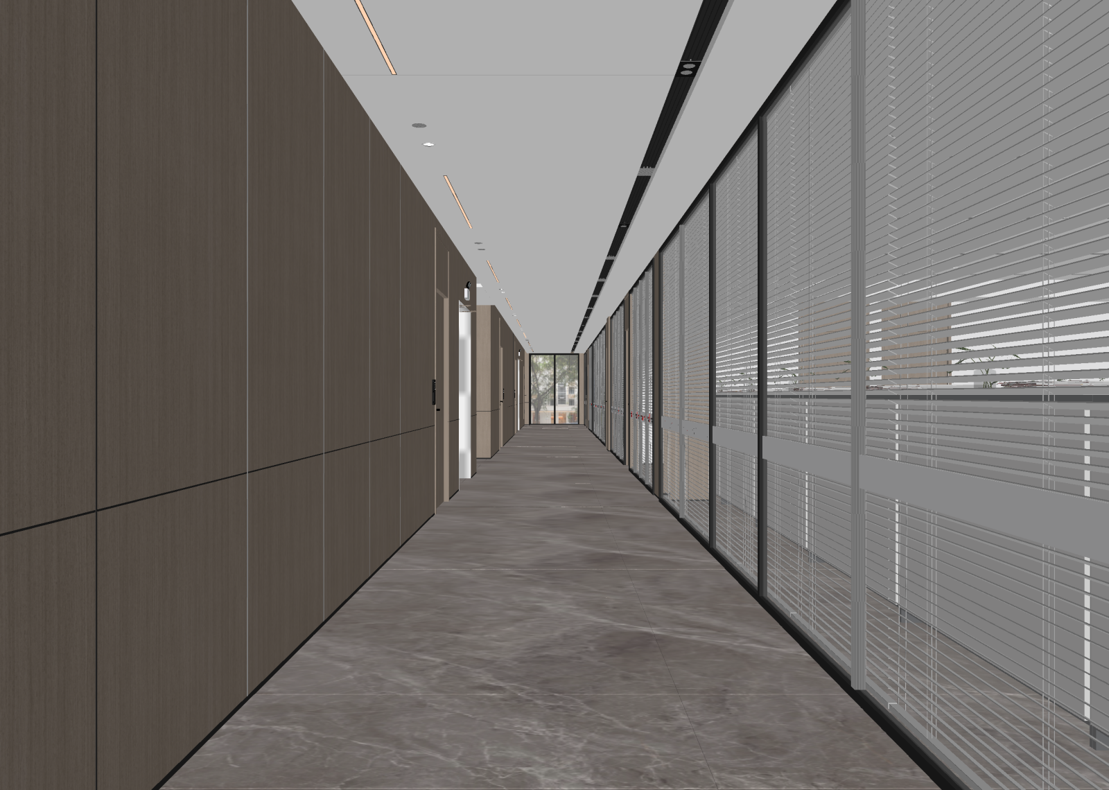 现代走廊3D模型下载【ID:1214695698】