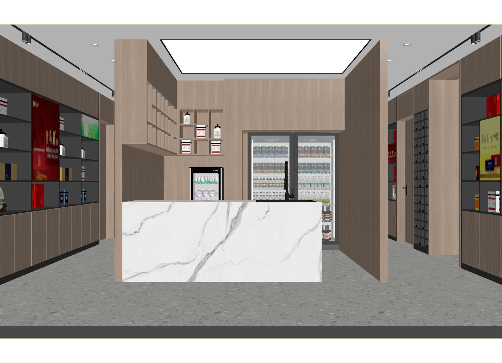 现代售楼处3D模型下载【ID:1214000966】