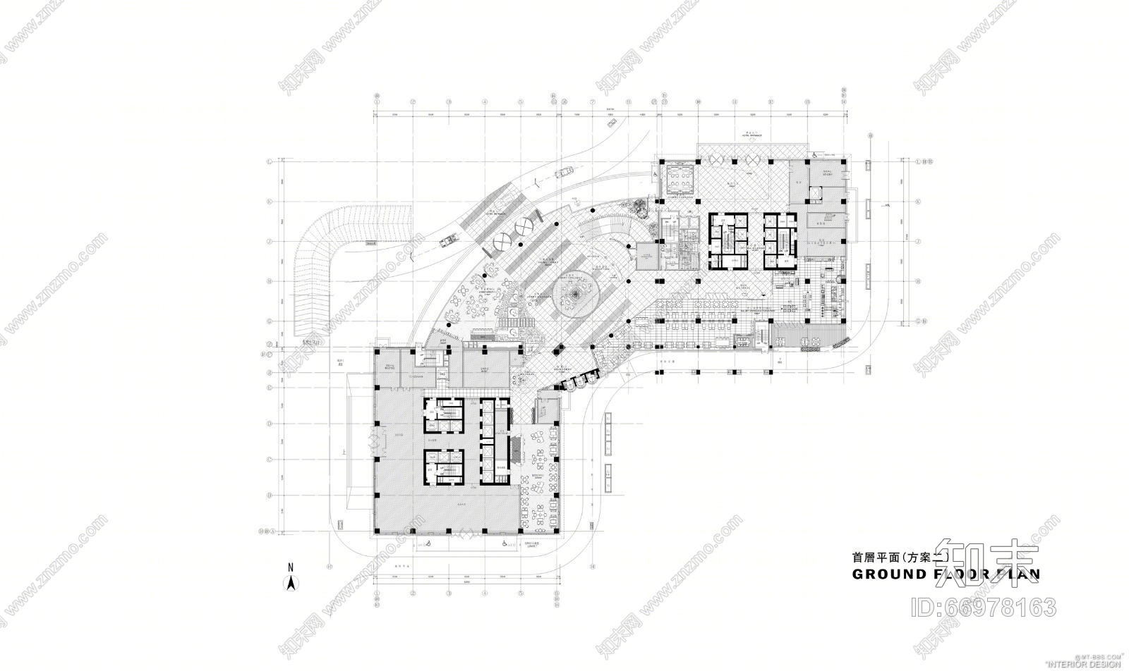 郑中-CCD天津梅江皇冠假日酒店(CAD施工图纸)施工图下载【ID:66978163】