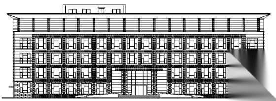 天津某交通控制中心建筑施工图cad施工图下载【ID:151433171】