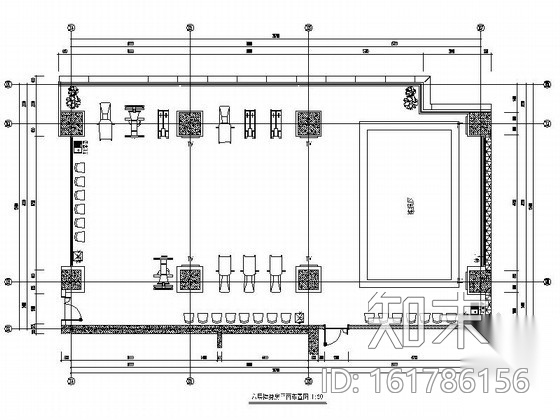 现代办公室健身室装修图（含效果）cad施工图下载【ID:161786156】