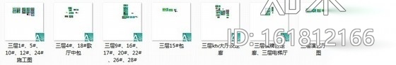 [河北]某豪华酒店KTV室内装修施工图cad施工图下载【ID:161812166】