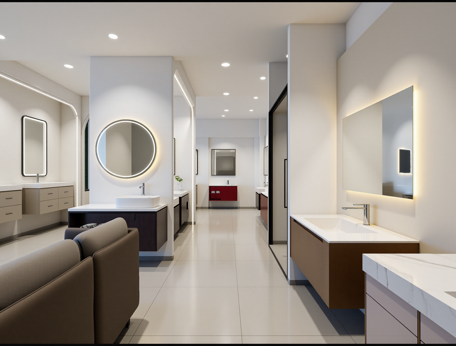 现代卫浴展厅3D模型下载【ID:1215159111】