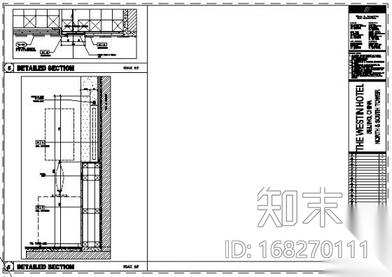 [北京]知名酒店客房全套英文图纸（WILSON施工图下载【ID:168270111】