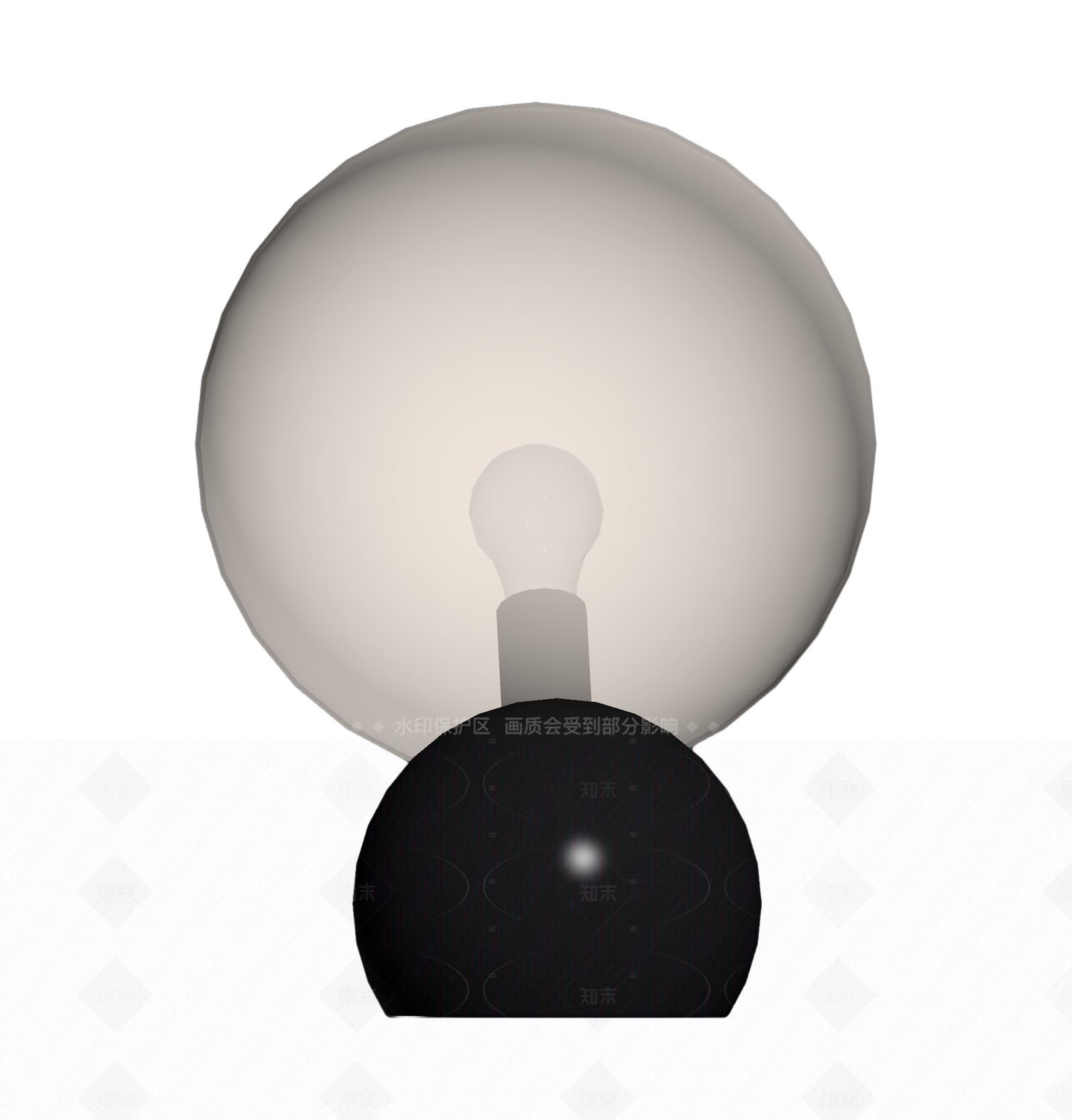 球形台灯3D模型下载【ID:1206199144】