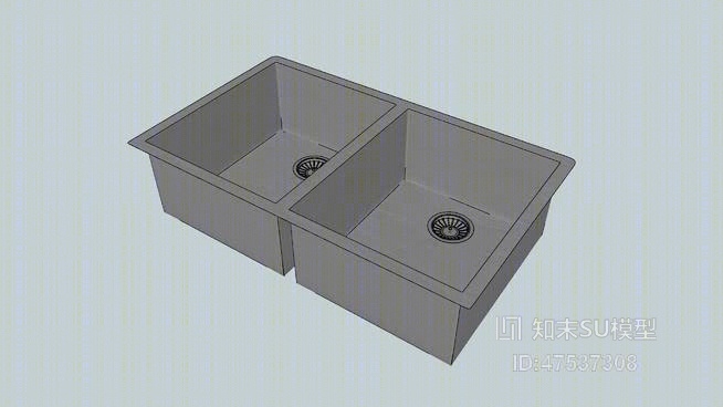 水槽SU模型下载【ID:719224721】