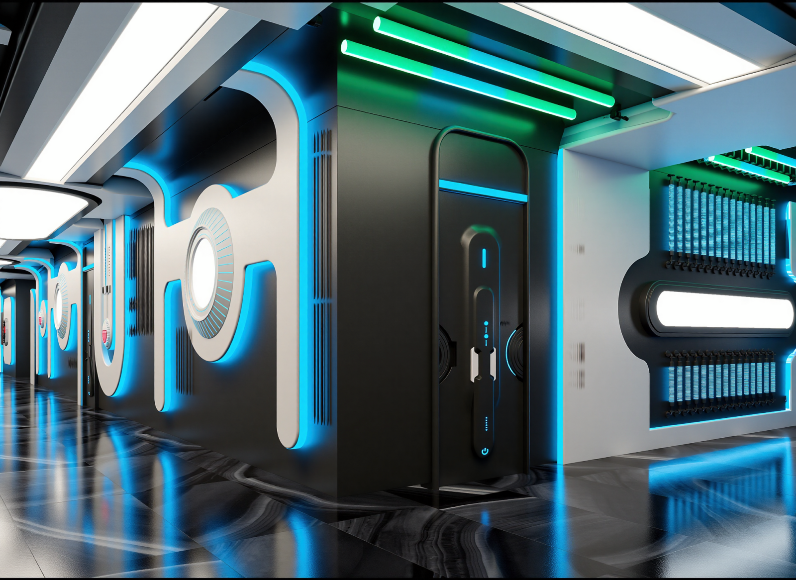 现代网吧网咖3D模型下载【ID:1215126711】