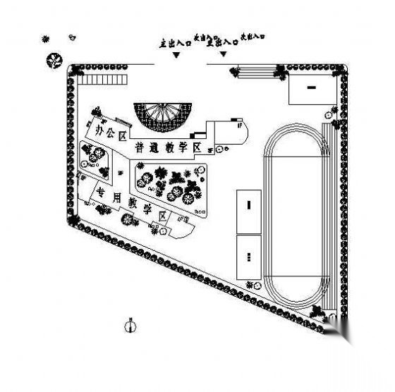 某小学12班建初方案cad施工图下载【ID:166066128】