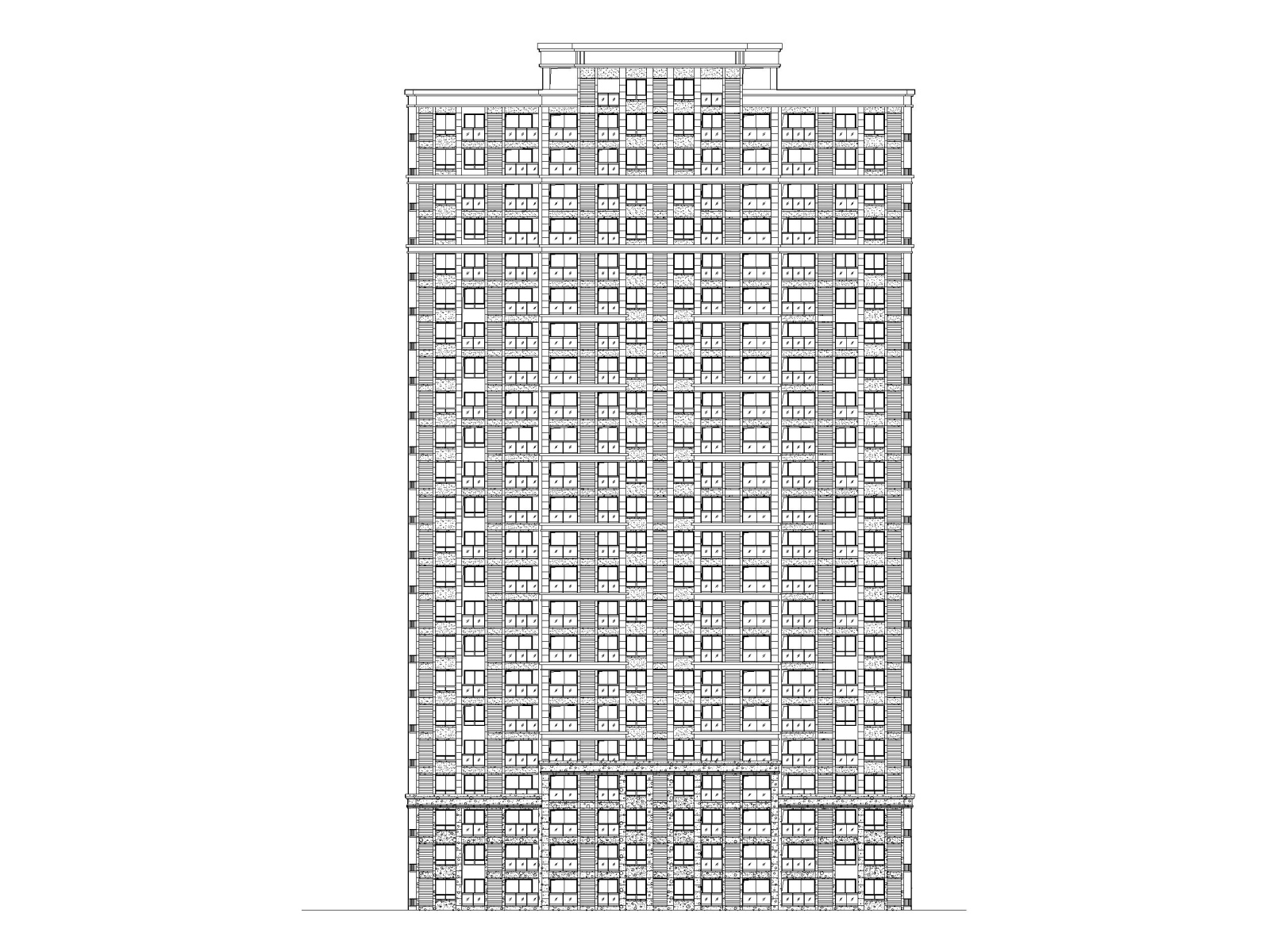 金泰尚城多高层住宅及配套商业建筑施工图施工图下载【ID:160718139】