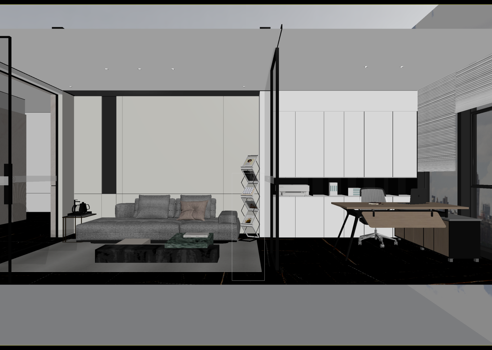 现代办公室3D模型下载【ID:1214628962】