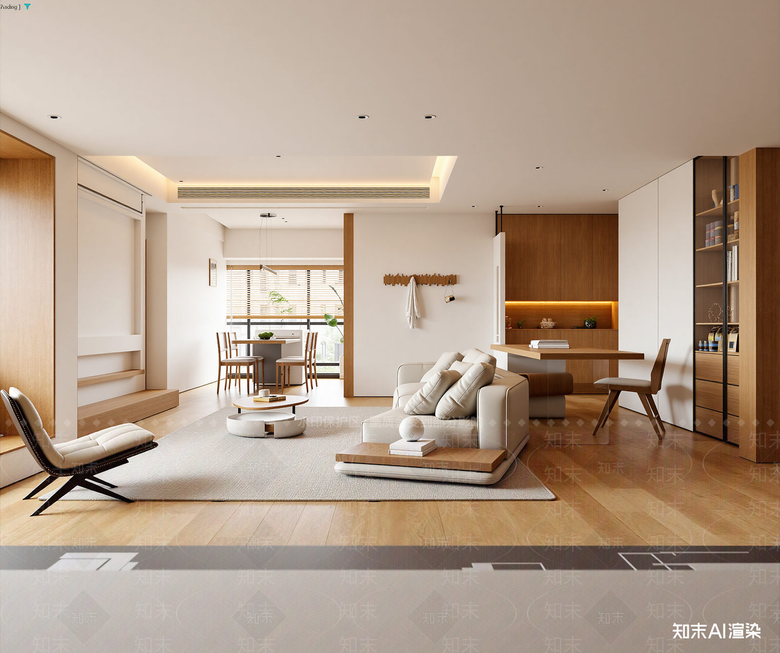 原木客餐厅3D模型下载【ID:1215114304】