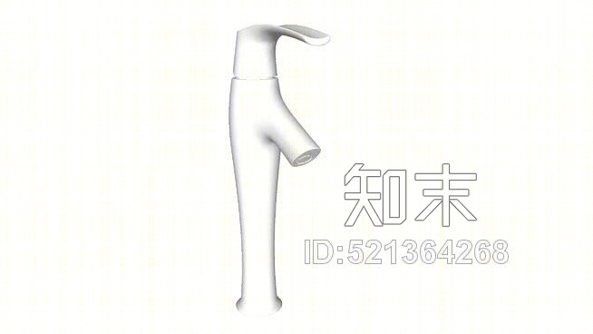 K-19774-4符号®高柄单孔浴室把手水龙头SU模型下载【ID:521364268】