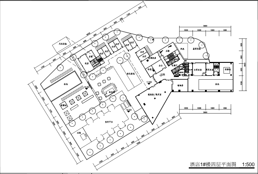 IOI棕榈城地块酒店cad施工图下载【ID:164861168】